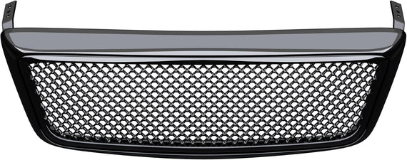 ARMORDILLO® 2004-2008 Ford F-150 Mesh Style Front Grille -Gloss black