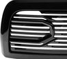 ARMORDILLO® 2010-2018 Dodge Ram 2500 3500 4500 5500 Big Horn Horizontal Front Hood Grille -Gloss Black
