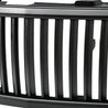 ARMORDILLO® 2007-2013 Chevy Silverado 1500 Vertical Style Front Hood Bumper Grille -Matte Black