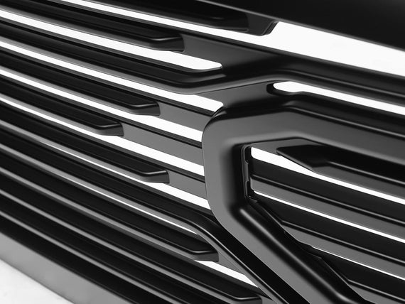 ARMORDILLO® 2013-2018 Dodge Ram 1500 Big Horn Horizontal Front Hood Grille -Matte Black