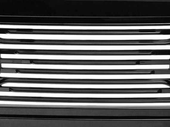 ARMORDILLO® 2010-2018 Dodge Ram 2500 3500 4500 5500 Big Horn Horizontal Front Hood Grille -Gloss Black