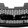 ARMORDILLO® 2007-2013 GMC Sierra 1500 Round Hole Mesh Style Front Grille -Gloss Black
