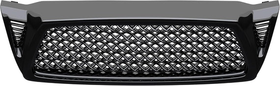 ARMORDILLO® 2005-2011 Toyota Tacoma Mesh Style Front Grille -Gloss Black