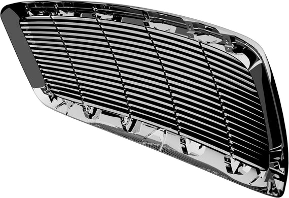 ARMORDILLO® 2004-2008 Ford F-150 Horizontal Style Front Hood Bumper Grille -Chrome