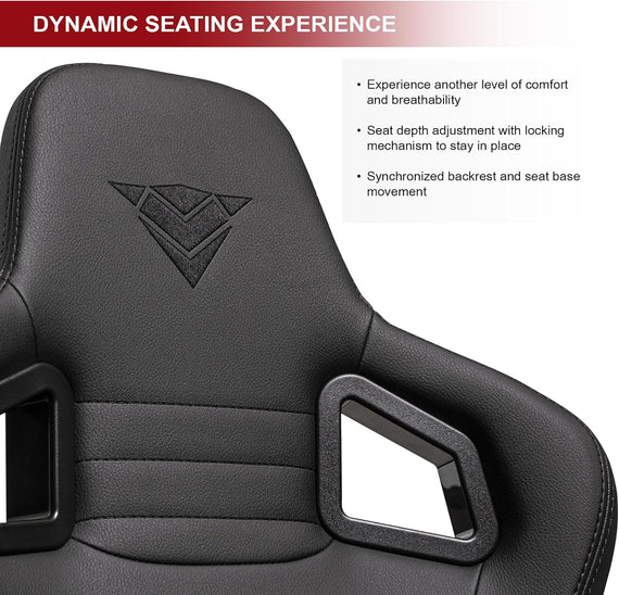 ARMORDILLO® PV Hybrid Leather Racing Seat Style Gaming Chair