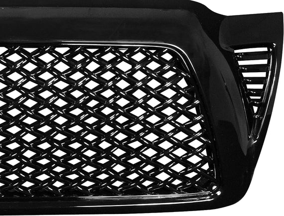 ARMORDILLO® 2005-2011 Toyota Tacoma Mesh Style Front Grille -Gloss Black