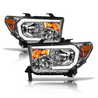 ARMORDILLO® LM Series 2007-2013 Toyota Tundra Headlights (Crystal Headlights w/ LumenX Light Bar) -Chrome Housing
