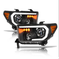 Toyota Tundra LED Headlight Black Housing LMP Series Led Headlight assembly for  Toyota Truck by Armrodillo