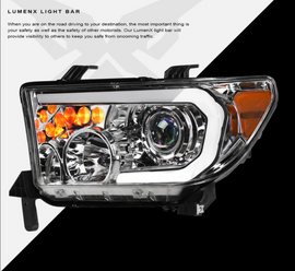 Toyota Tundra LED Headlight Chrome LMP Series Led Headlight assembly for  Toyota Truck by Armrodillo