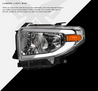 ARMORDILLO® LM Series 2014-2021 Toyota Tundra Headlights (Crystal Headlights w/ LumenX Light Bar) -Chrome Housing