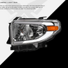 ARMORDILLO® LM Series 2014-2021 Toyota Tundra Headlights (Crystal Headlights w/ LumenX Light Bar) -Chrome Housing
