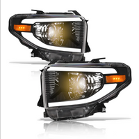 Toyota Tundra LED Headlight Black Housing LMP Series Led Headlight assembly for  Toyota Truck by Armrodillo