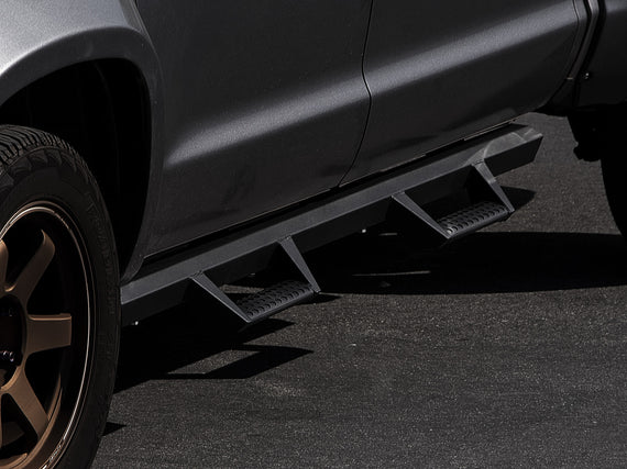 ARMORDILLO® AR DROP STEP 2007-2018 Chevrolet Silverado 1500 Extended Cab Side Steps Running Board - Matte Black