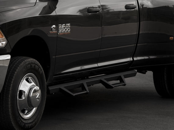 ARMORDILLO® AR DROP STEP 2007-2018 Chevrolet Silverado 1500 Extended Cab Side Steps Running Board - Matte Black