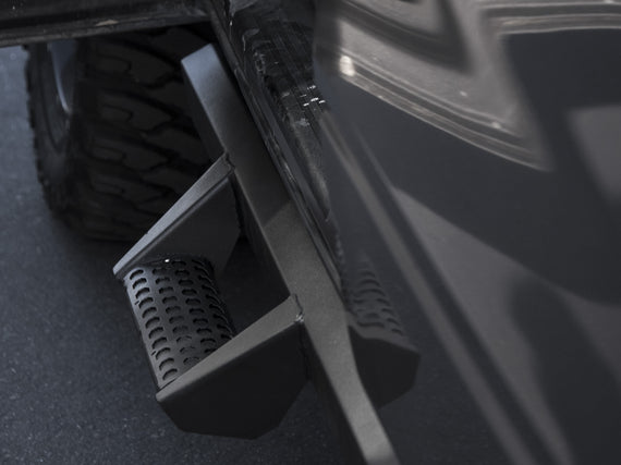ARMORDILLO® AR DROP STEP 2007-2018 Chevrolet Silverado 1500 Extended Cab Side Steps Running Board - Matte Black