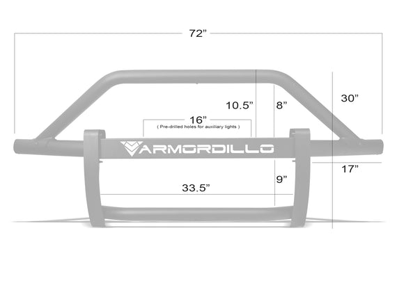 ARMORDILLO® AR Series 2009-2018 Dodge RAM 1500 Pre-Runner Grille Guard