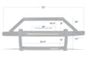 ARMORDILLO® ARX Series 2009-2018 Dodge RAM 1500 Pre-Runner Grille Guard w/ LED Light Bar