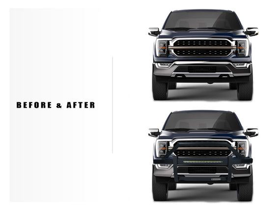 ARMORDILLO® ARX Series 2009-2018 Dodge RAM 1500 Pre-Runner Grille Guard w/ LED Light Bar