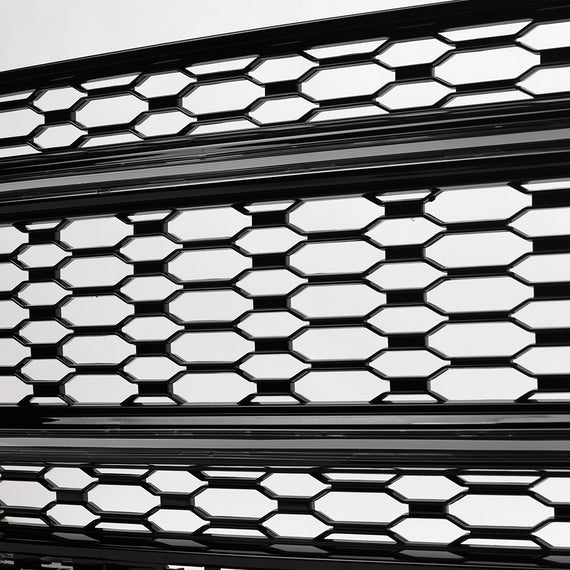 ARMORDILLO® 2021-2024 Ford F-150 LED Mesh Grille -Gloss Black