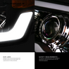ARMORDILLO® LMX Series 2002-2005 Dodge RAM 1500 LED Projector Headlights w/ LumenX Light Bar -Black Housing