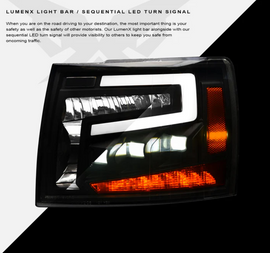 Chevrolet Silverado LEd Headlight Tri-pro Led Headlight assembly for Chevrolet by Armrodillo