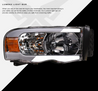 ARMORDILLO® LM Series 2003-2005 Dodge RAM 2500 3500 Headlights (Crystal Headlights w/ LumenX Light Bar) -Chrome Housing
