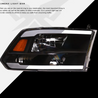 ARMORDILLO® LM Series 2018-2022 Dodge RAM 1500 CLASSIC Headlights (Crystal Headlights w/ LumenX Light Bar) -Black Housing