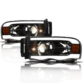 Dodge RAM LED Headlight Black Housing LMP Series Led Headlight assembly for RAM Truck by Armrodillo