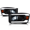 ARMORDILLO® LMX Series 2006-2008 Dodge RAM 1500 LED Projector Headlights w/ LumenX Light Bar -Black Housing