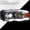 ARMORDILLO® LMX Series 2003-2005 Dodge RAM 2500 3500 LED Projector Headlights w/ LumenX Light Bar -Chrome Housing
