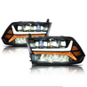 ARMORDILLO® QUAD-PRO Series 2010-2018 Dodge RAM 2500 3500 LED Projector Headlights -Black Housing