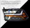 ARMORDILLO® QUAD-PRO Series 2010-2018 Dodge RAM 2500 3500 LED Projector Headlights -Black Housing