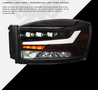 ARMORDILLO® QUAD-PRO Series 2006-2009 Dodge RAM 2500 3500 LED Projector Headlights -Black Housing