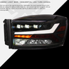 ARMORDILLO® QUAD-PRO Series 2006-2009 Dodge RAM 2500 3500 LED Projector Headlights -Black Housing