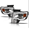 ARMORDILLO® LM Series 2009-2014 Ford F-150 Headlights (Crystal Headlights w/ LumenX Light Bar) -Chrome Housing