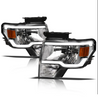 ARMORDILLO® LM Series 2009-2014 Ford F-150 Headlights (Crystal Headlights w/ LumenX Light Bar) -Chrome Housing