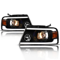 Ford F150 LED Headlight Black LMX Series Led Headlight assembly for Ford Truck by Armrodillo