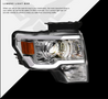 ARMORDILLO® LMP Series 2009-2014 Ford F-150 Halogen Projector Headlights w/ LumenX Light Bar -Chrome Housing