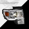 ARMORDILLO® LMP Series 2009-2014 Ford F-150 Halogen Projector Headlights w/ LumenX Light Bar -Chrome Housing