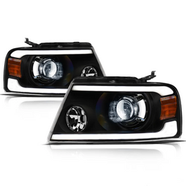 Ford F150 LED Headlight Black LMX Series Led Headlight assembly for F150 Truck by Armrodillo