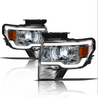 ARMORDILLO® LMX Series 2009-2014 Ford F-150 LED Projector Headlights w/ LumenX Light Bar -Chrome Housing