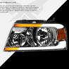 ARMORDILLO® SQ Series 2004-2008 Ford F-150 Headlights (Crystal Headlights w/ Sequential Signal/LumenX Light Bar) -Chrome Housing