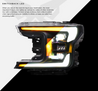 ARMORDILLO® ELITE Series 2018-2020 Ford F-150 LED Projector Headlights -Black Bezel Housing