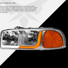 ARMORDILLO® SQ Series 1999-2006 GMC Sierra 1500 Headlights (Crystal Headlights w/ Sequential Signal/LumenX Light Bar) -Chrome Housing