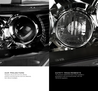 ARMORDILLO® LMP Series 2002-2005 Dodge RAM 1500 Halogen Projector Headlights w/ LumenX Light Bar -Chrome Housing
