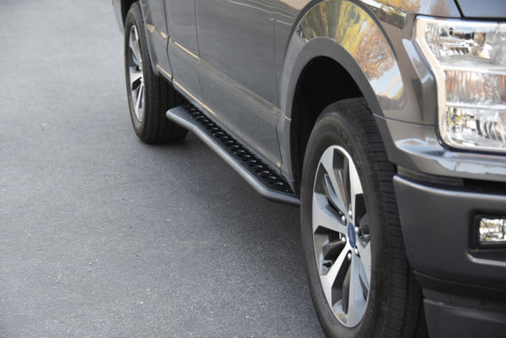 ARMORDILLO® RS SERIES 2007-2018 Chevrolet Silverado 1500 Double Cab Side Steps Running Board - Texture Black