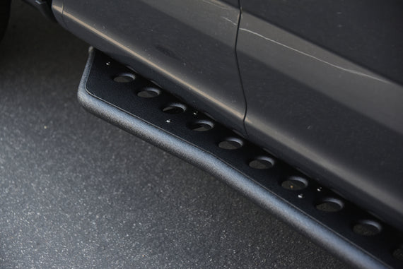 ARMORDILLO® RS SERIES 2007-2018 Chevrolet Silverado 1500 Double Cab Side Steps Running Board - Texture Black