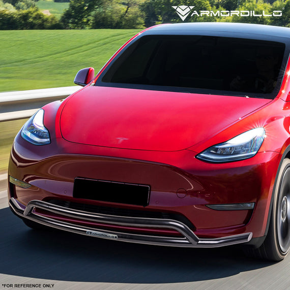 ARMORDILLO® 2020-2024 Tesla Model Y Front Bumper Guard -Black