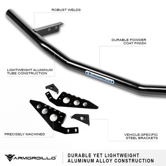 ARMORDILLO® 2020-2024 Tesla Model Y Rear Bumper Guard -Black