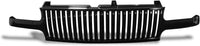 ARMORDILLO® 1999-2002 Chevrolet Silverado 1500 Vertical Style Front Hood Bumper Grille -Gloss Black
